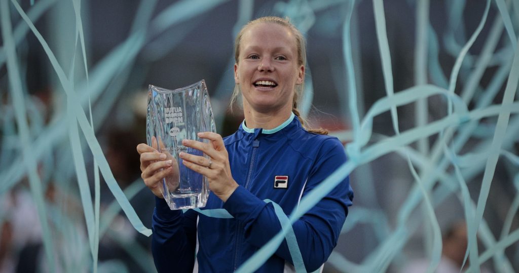 Kiki Bertens during the Mutua Madrid Open Masters match on day eight at Caja Magica in Madrid, Spain.May 11, 2019.