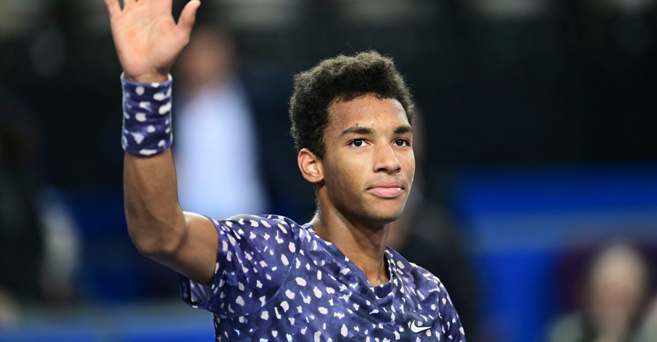 Félix Auger-Aliassime, at Montpellier in 2020