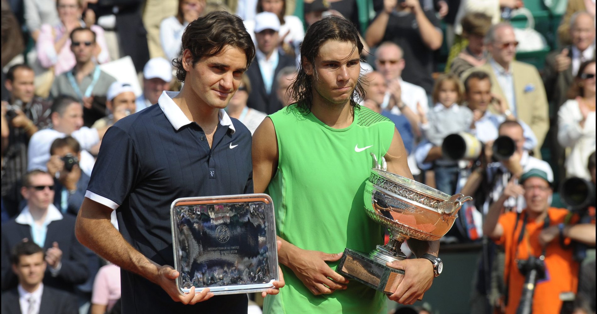 Federer won only 4 games vs Nadal at 2008 Roland Garros