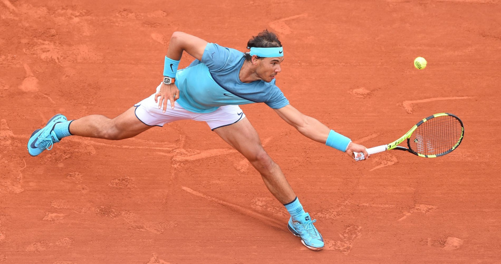 Nadal at the French Open in 2016
