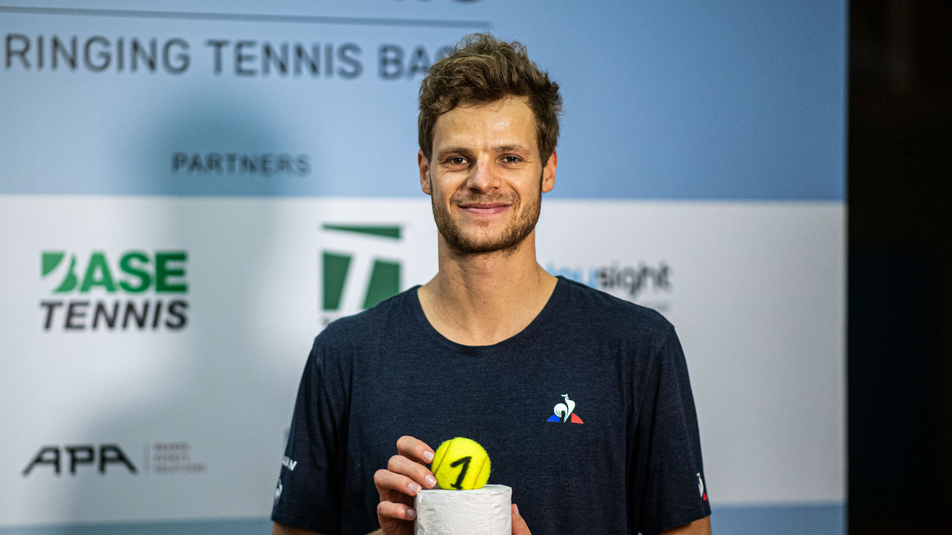 Yannick Hanfmann won the first edition of the Tennis Point Exo-Tennis exhibition in Germany.