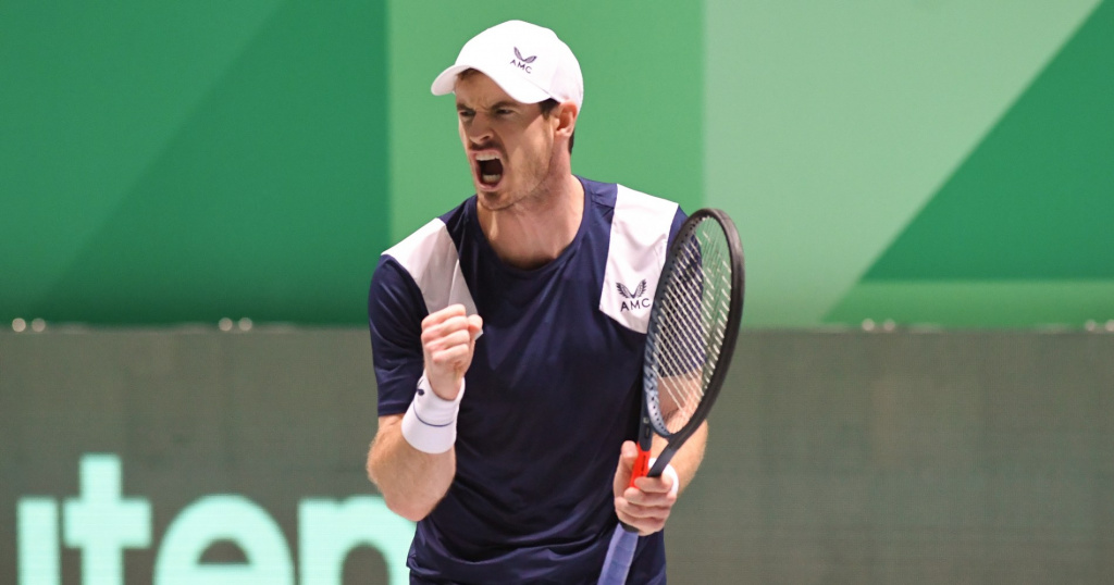 Murray during Davis Cup