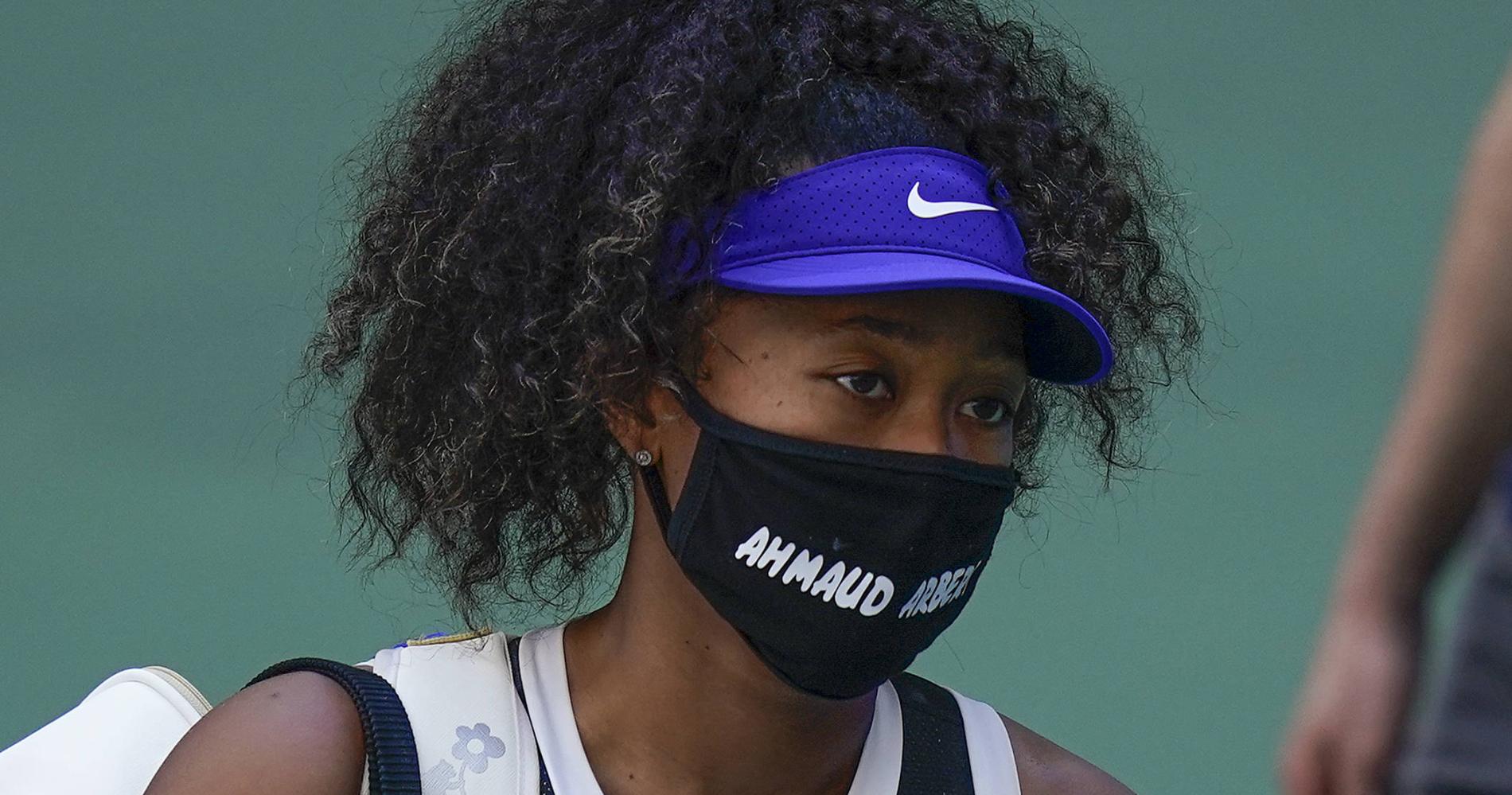 Naomi Osaka, Ahmaud Arbery mask, US Open 2020
