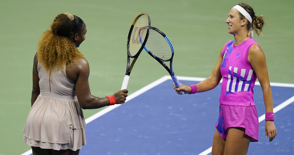 Serena Williams and Victoria Azarenka, US Open semi-final, september 2020
