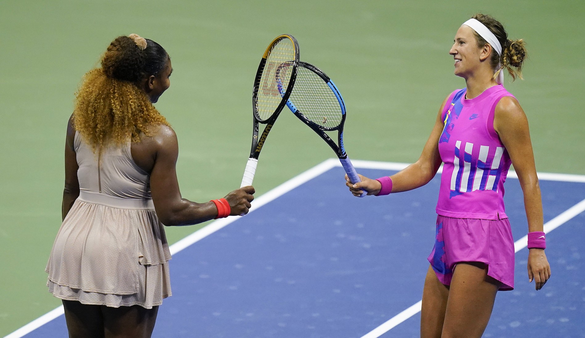 Serena Williams and Victoria Azarenka, US Open semi-final, september 2020