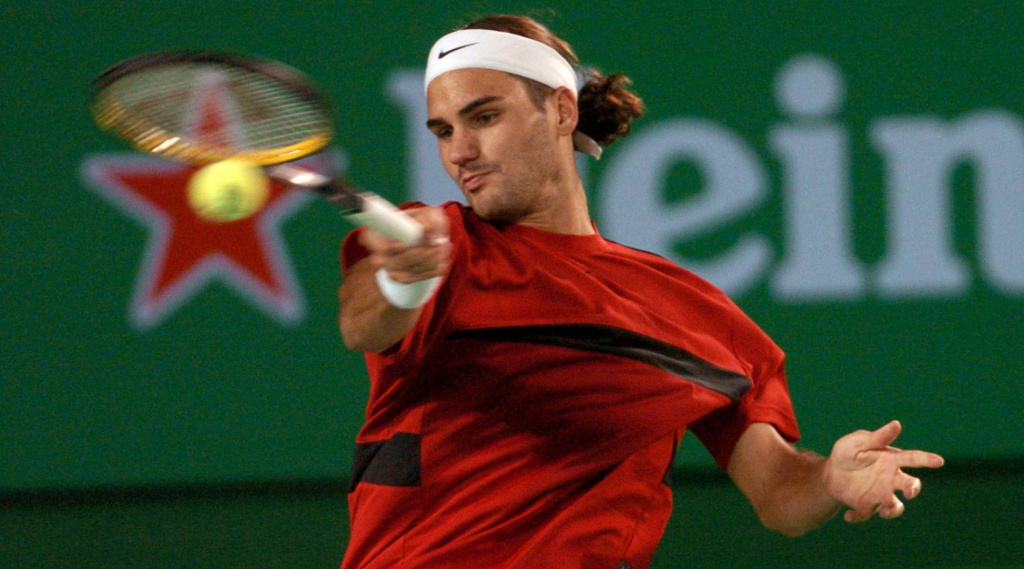 Roger Federer at the 2004 Australian Open 