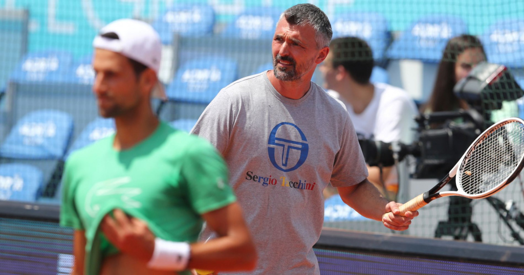 Goran Ivanisevic with Novak Djokovic, Adria Tour, 2020