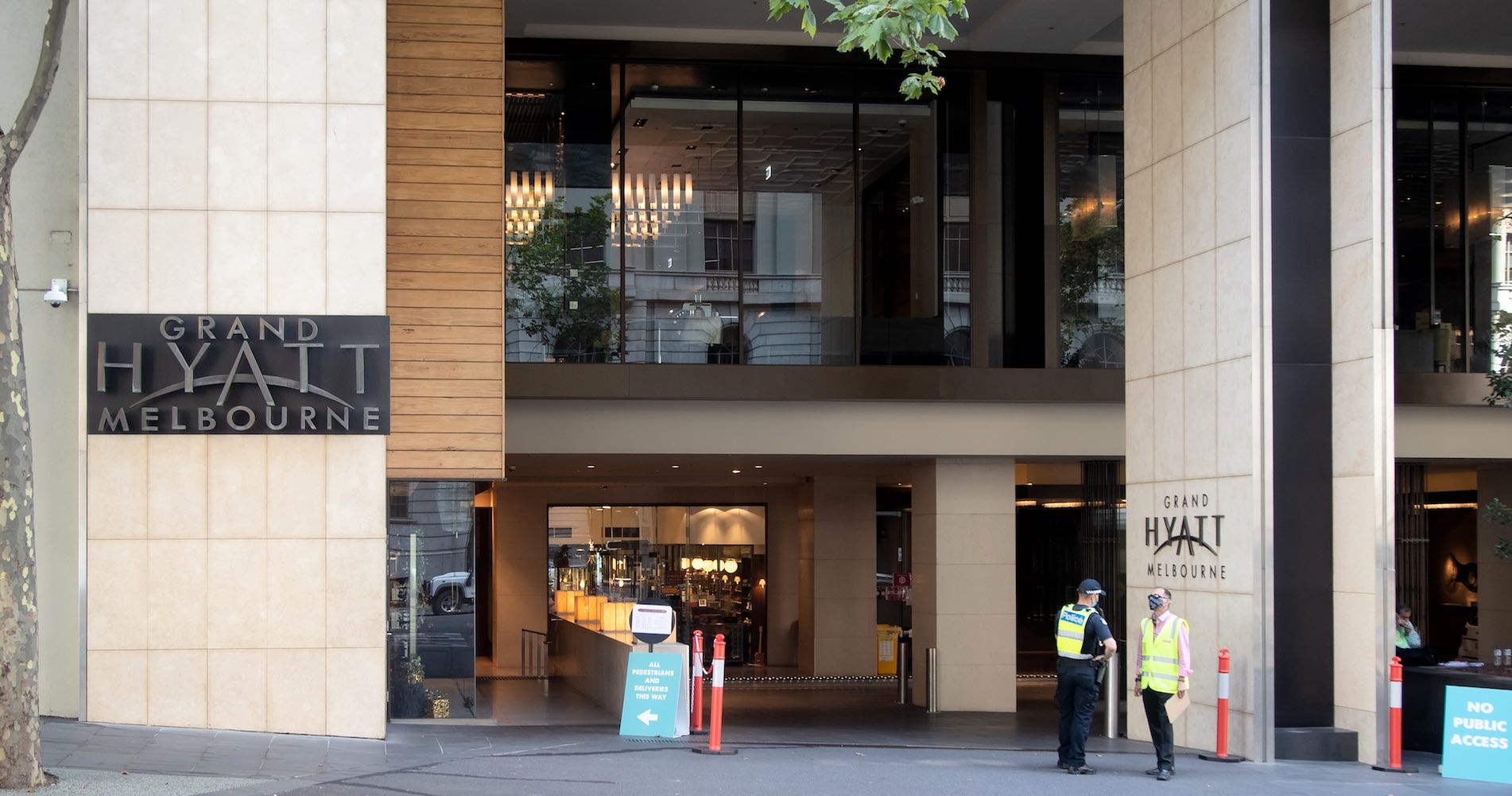Grand Hyatt hotel, Melbourne, 2021