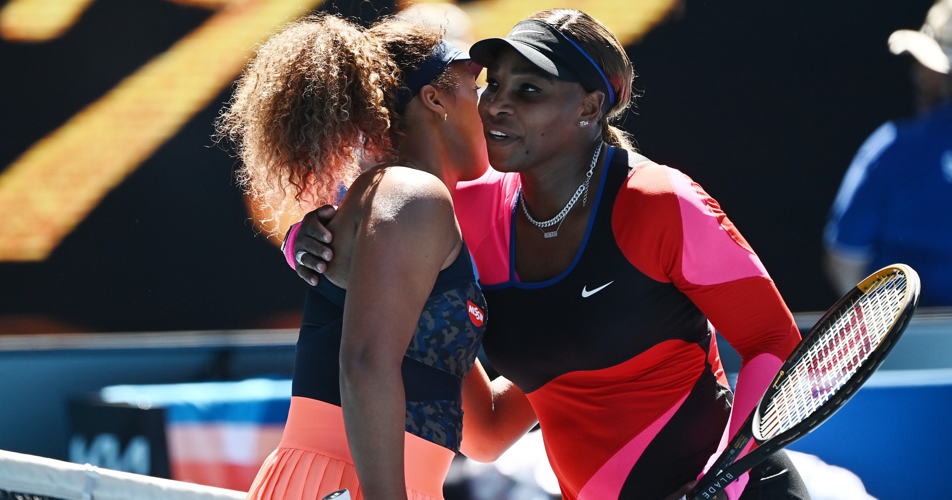 Naomi Osaka and Serena Williams 2021 Australian Open
