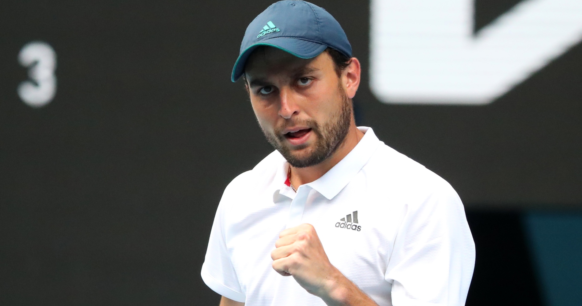 Aslan Karatsev at the 2021 Australian Open