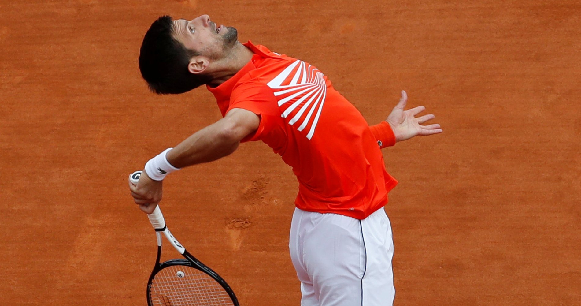 Novak Djokovic in Monte Carlo in 2019