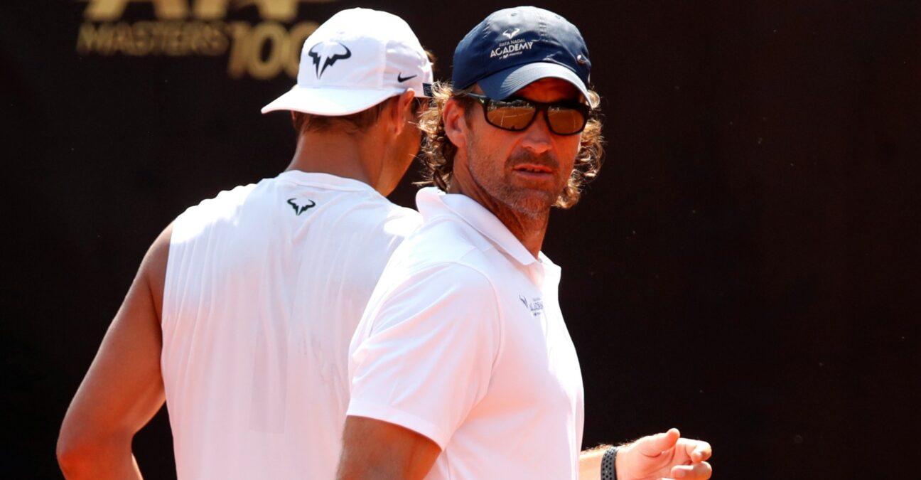 Rafael Nadal & Carlos Moya at Rome in 2020