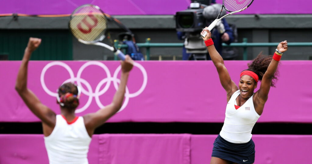 Serena et Venus Williams, sacrée aux Jeux olympiques de Londres en 2012