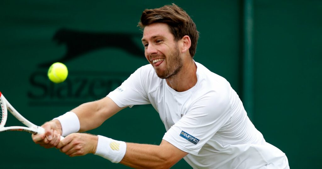 Cameron Norrie at Wimbledon in 2021