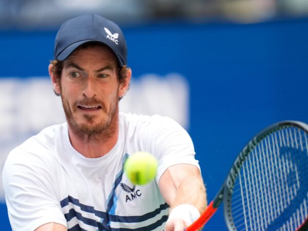 Andy Murray of Great Britain on day one of the 2021 U.S. Open tennis tournament at USTA Billie King National Tennis Center