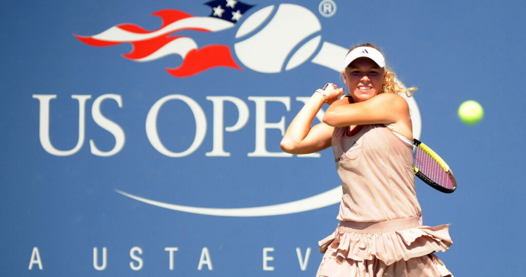 Caroline Wozniacki pendant l'US Open 2009