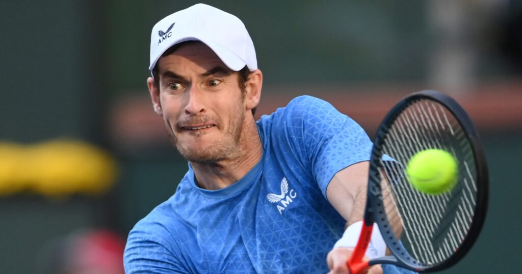 Andy Murray Indian Wells backhand