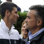 Novak Djokovic et son père, Srdjan