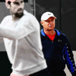 Marian Vajda coaching Novak Djokovic, Roland-Garros 2020