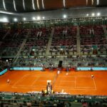 The Caja Magica in Madrid, Spain; Mutua Madrid Open 2021