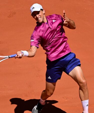 Dominic Thiem at Roland Garros 2021