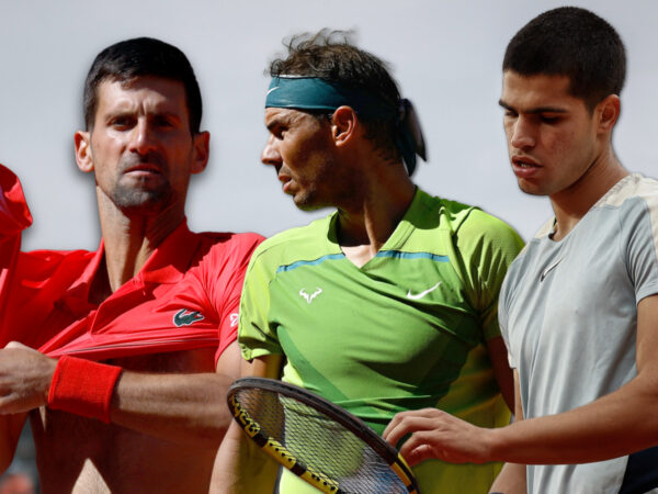 Novak Djokovic, Rafael Nadal, Carlos Alcaraz