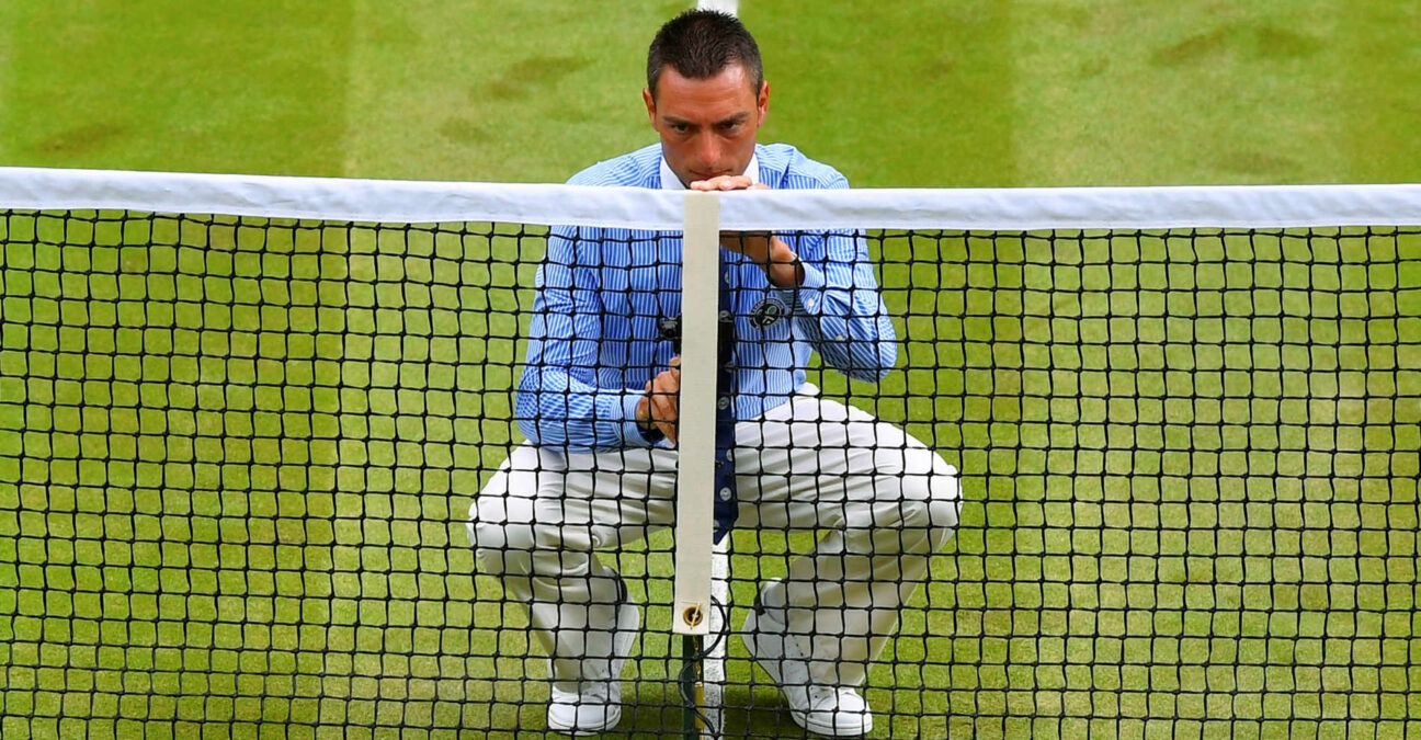 A referee at Wimbledon