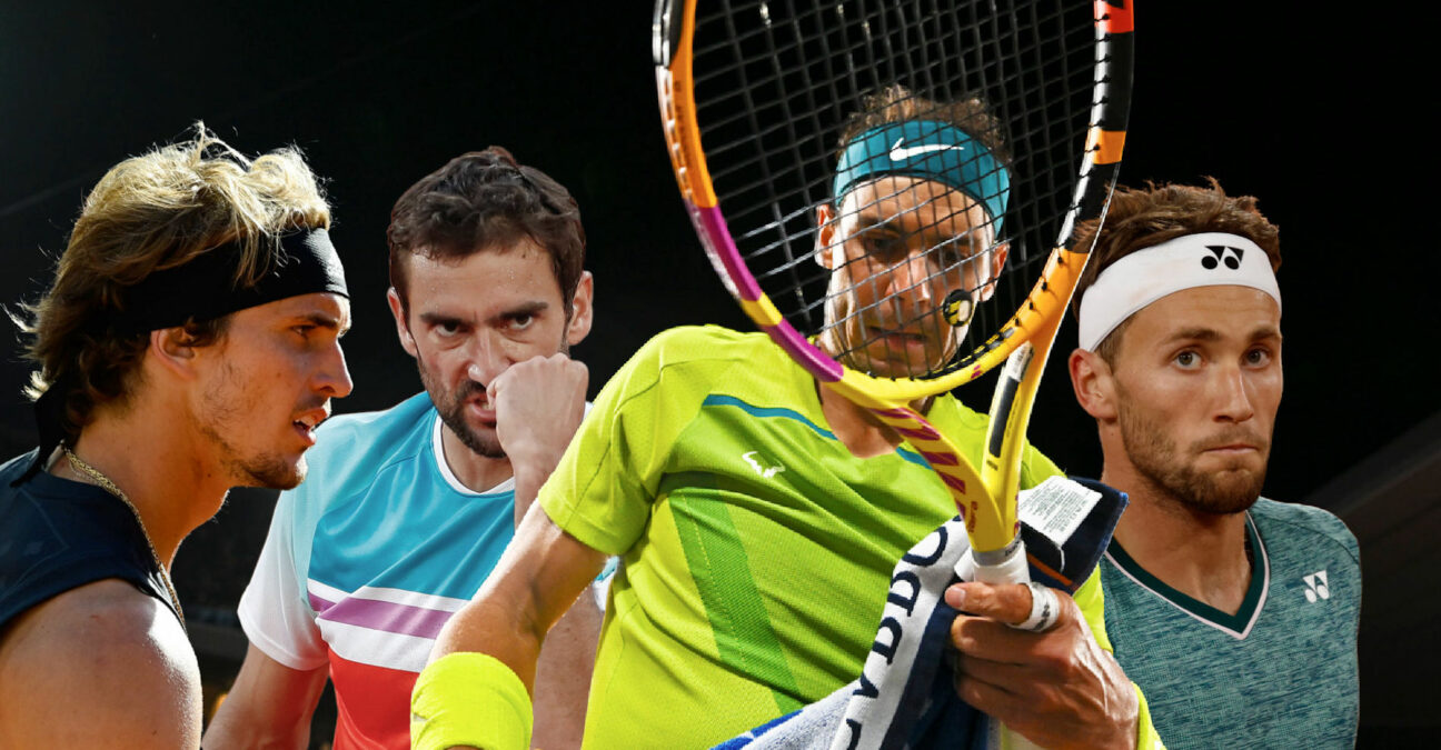 Roland-Garros 2022 semi-finalists, men