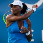 Venus Williams at the 2021 WTA Chicago Women's Open