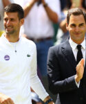 Novak Djokovic and Roger Federer, Wimbledon 2022