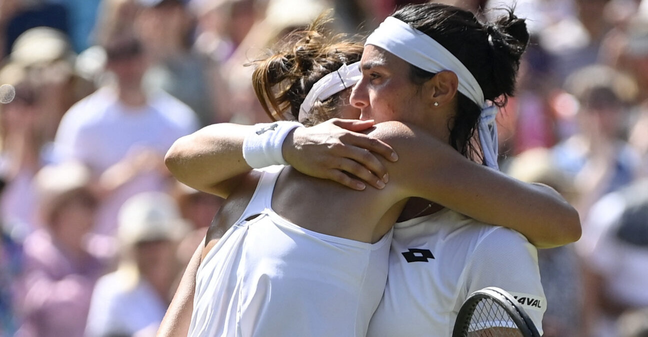 Tatjana Maria and Ons Jabeur, Wimbledon 2022