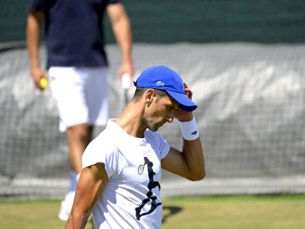Novak Djokovic, Wimbledon 2022, training session