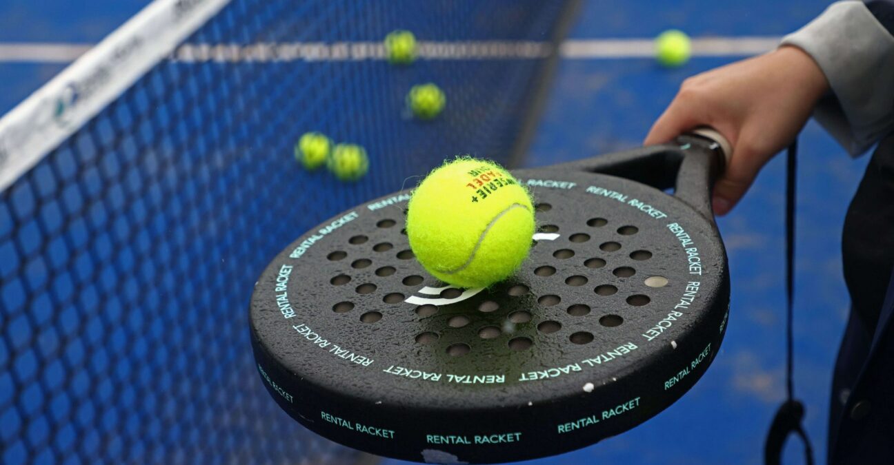 A padel event in being held at Roland-Garros this week