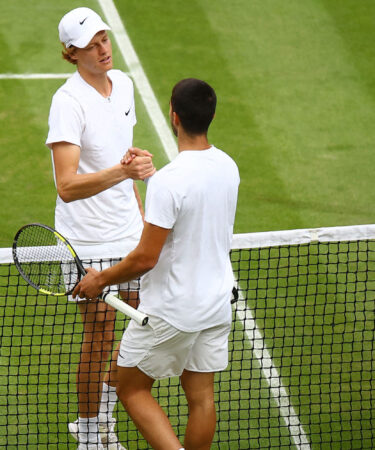 Wimbledon 2022 Jannik Sinner and Carlos Alcaraz