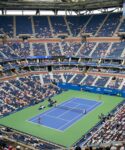 A general view of the Arthur Ashe Stadium at the 2021 US Open tennis tournament
