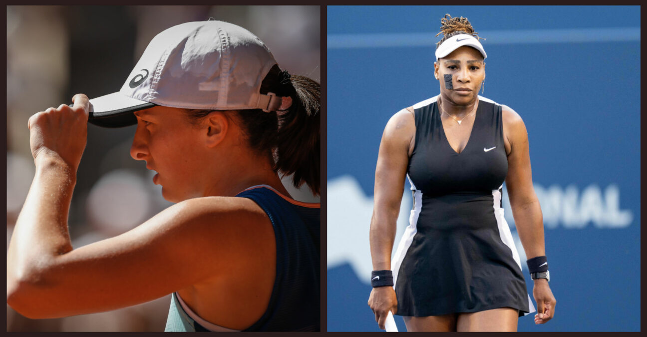 Iga Swiatek and Serena Williams