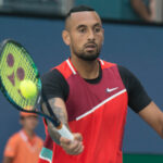 Nick Kyrgios at the Miami Open in March 2022