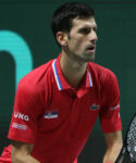 Novak Djokovic at the 2021 Davis Cup