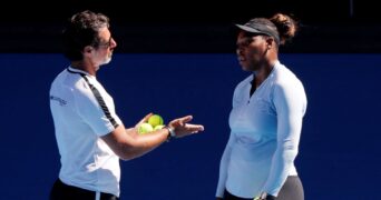 Patrick Mouratoglou and Serena Williams
