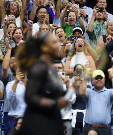 Serena Williams USO crowd