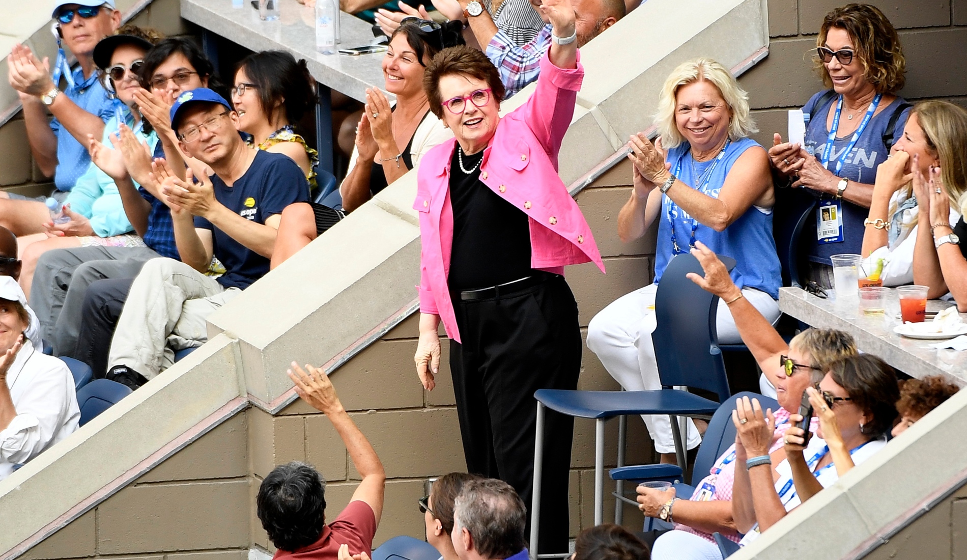 Billie Jean King at the 2019 US Open