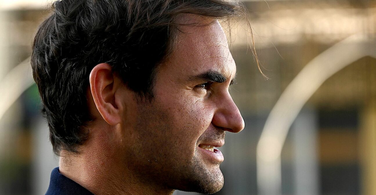 Roger Federer, Mar. 2021, Doha