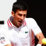 Novak Djokovic at Rome in 2021