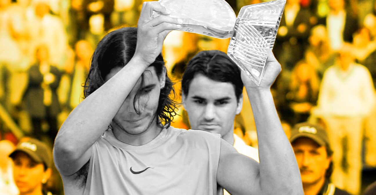 Rafael Nadal & Roger Federer after the Rome final in 2006 - On This Day