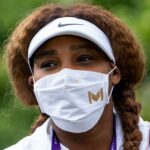 Serena Williams at Wimbledon in 2021