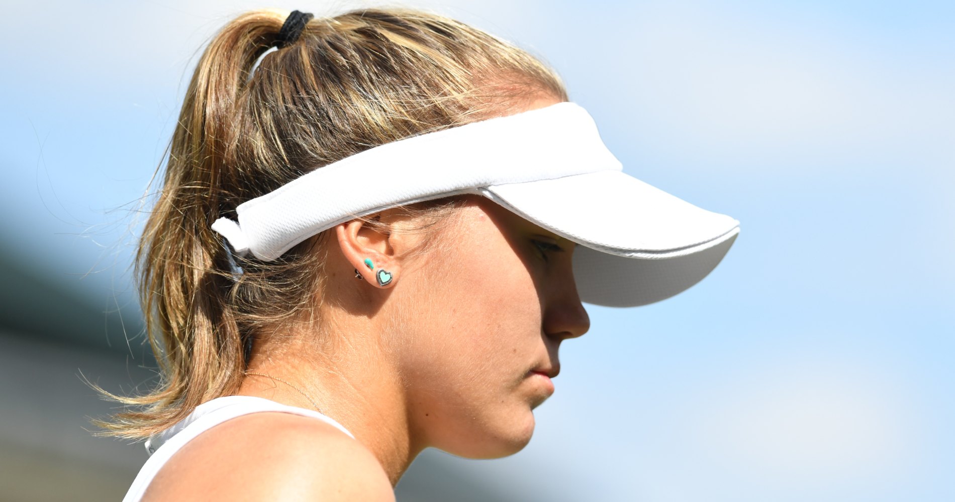 Sofia Kenin at Wimbledon in 2019