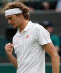Alexander Zverev at Wimbledon in 2021