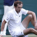 Daniil Medvedev à Wimbledon en 2021.