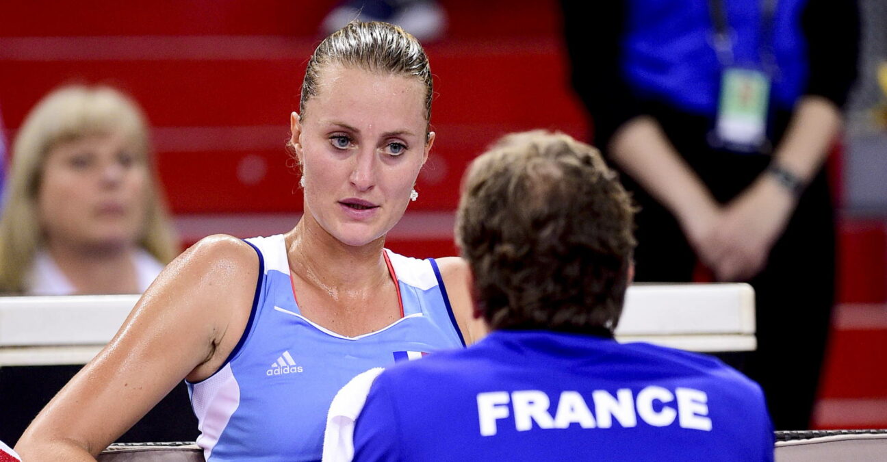 Kristina Mladenovic et Julien Benneteau, en Fed Cup 2019