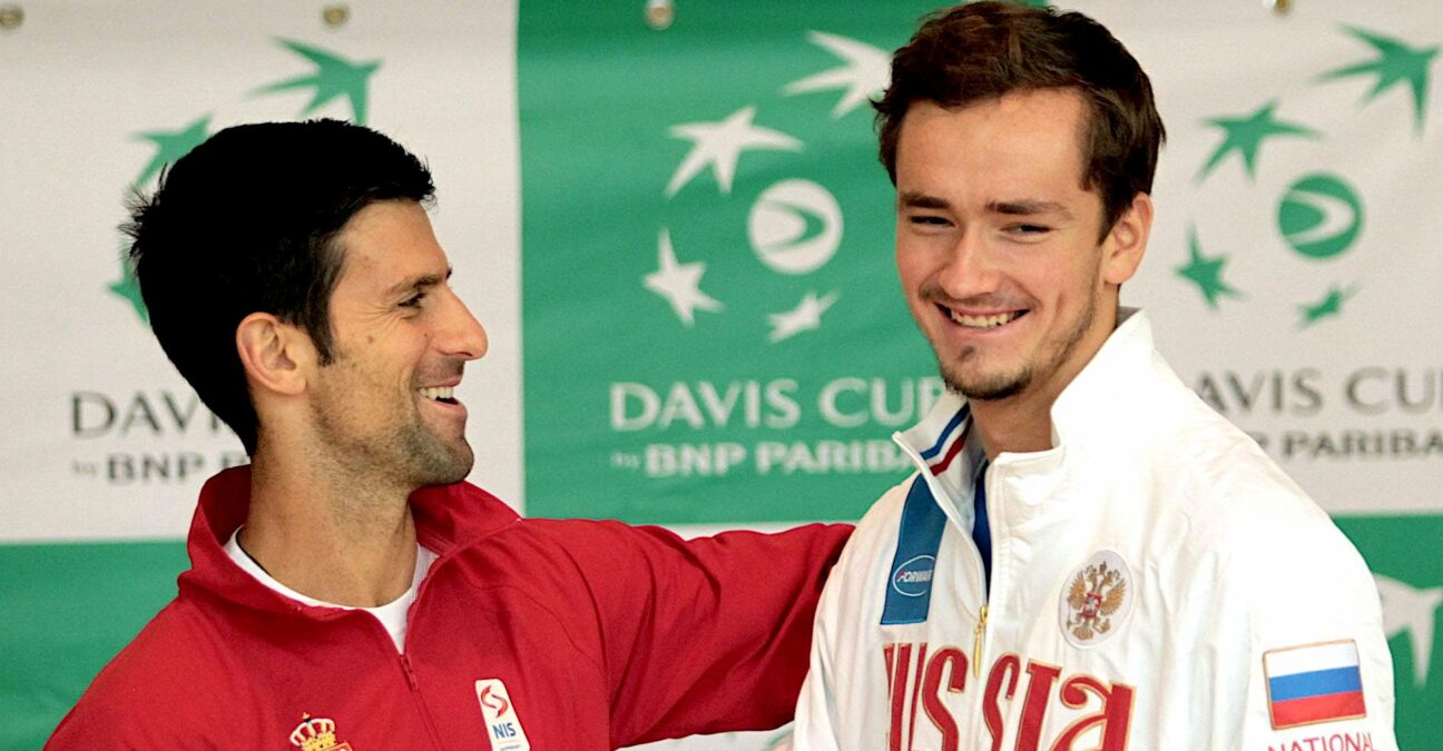 Novak Djokovic, Daniil Medvedev, Davis Cup 2019